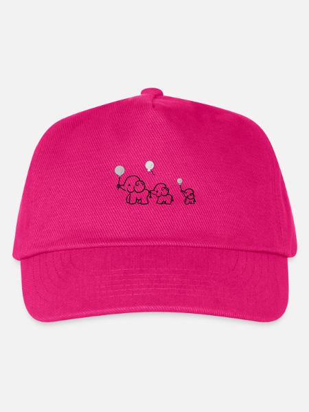 Familywalk - Kinder Basecap - Fuchsia