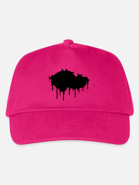 Czech Republic Graffiti - Kinder Basecap - Fuchsia