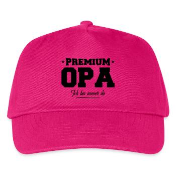 opa premium - Kinder Basecap - Fuchsia - Vorne