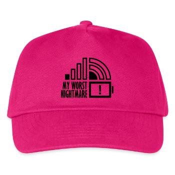 Knapp my worst nightmare - Kids’ Baseball Cap - fuchsia - Front