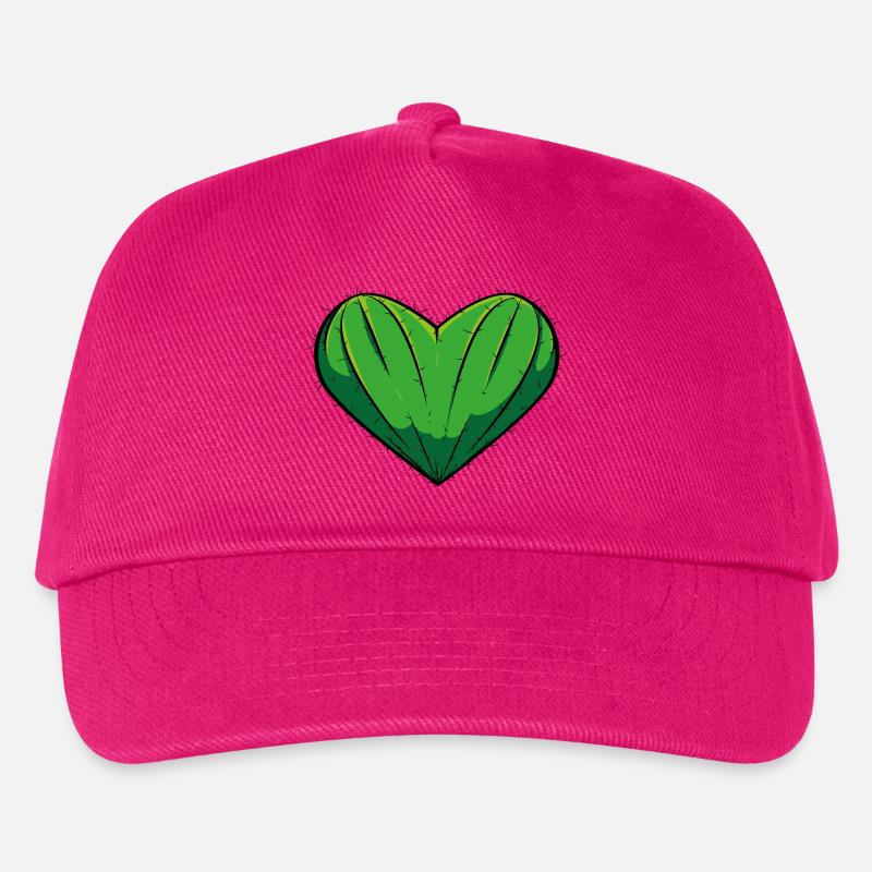 Herzkaktus - Kinder Basecap - Fuchsia