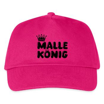 malle könig - Kinder Basecap - Fuchsia - Vorne