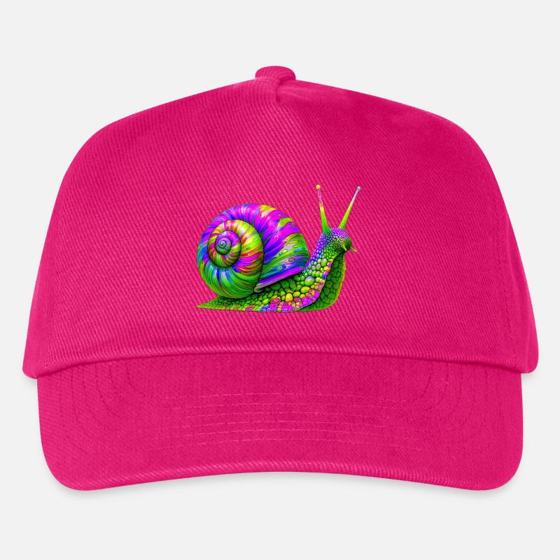 Schnecke - Kinder Basecap - Fuchsia