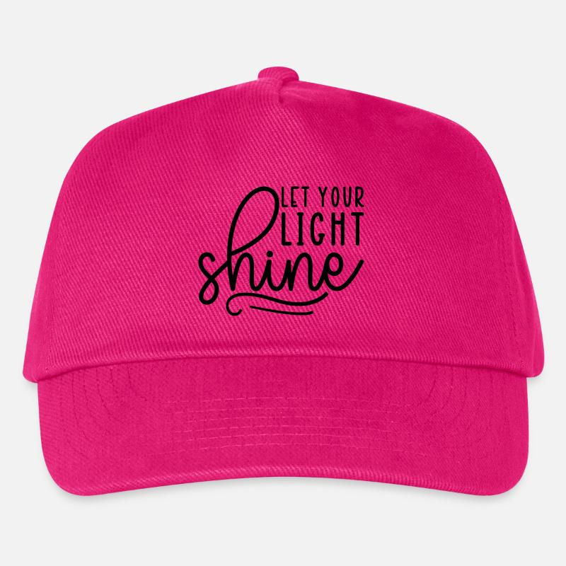 Let Your Light Shine - Kinder Basecap - Fuchsia