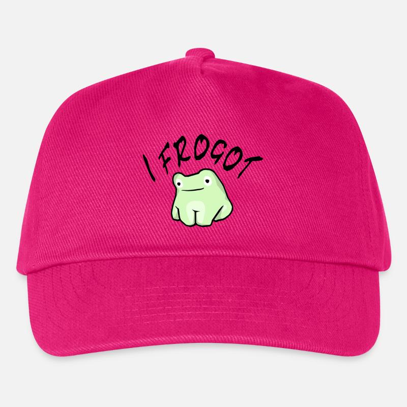 Frogot schwarz - Kinder Basecap - Fuchsia