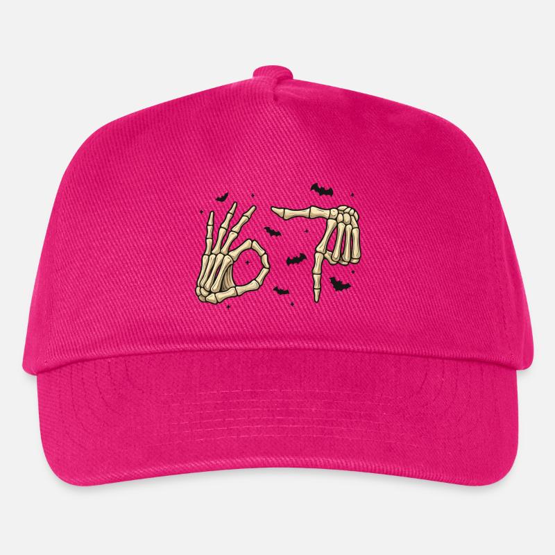 Skeletthände - Kinder Basecap - Fuchsia