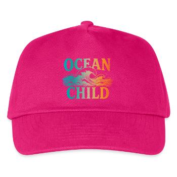 Ocean Child - Kids’ Baseball Cap - fuchsia - Front