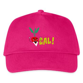 Rettich - Kinder Basecap - Fuchsia - Vorne
