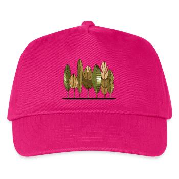 Baum - Kinder Basecap - Fuchsia - Vorne