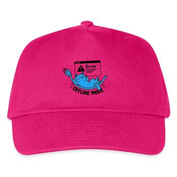 Offline-Modus / Trennung - Kinder Basecap - Fuchsia - Vorne
