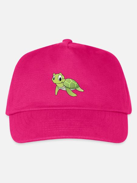 Schildkröte - Kinder Basecap - Fuchsia