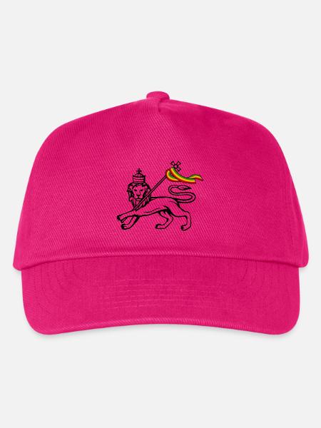 Lion of Judah - Kinder Basecap - Fuchsia