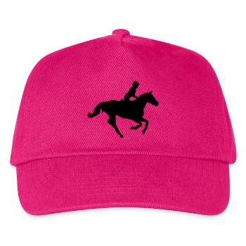 Pferdesport - Kinder Basecap - Fuchsia - Vorne
