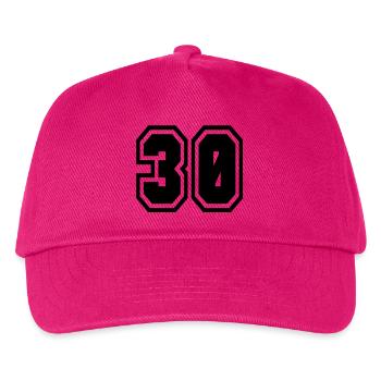 30 - Kids’ Baseball Cap - fuchsia - Front