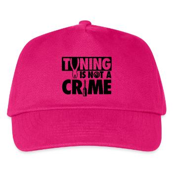 Tuning is not a crime - Kinder Basecap - Fuchsia - Vorne