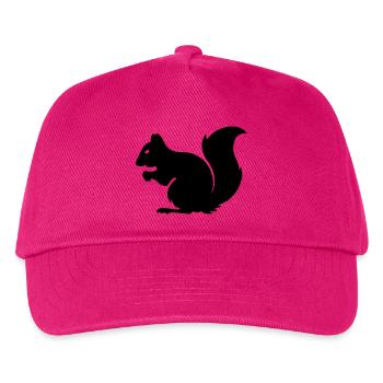 Eichhörnchen - Kinder Basecap - Fuchsia - Vorne