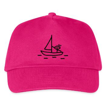 Sail stick figure - Kids’ Baseball Cap - fuchsia - Front