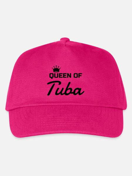 Tuba Tubaspieler Musik Musiker Musikerin - Kinder Basecap - Fuchsia