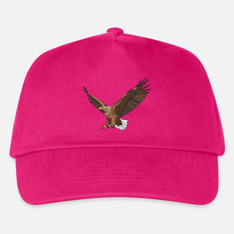 Seeadler Haliaeetus albicilla Adler - Kinder Basecap - Fuchsia