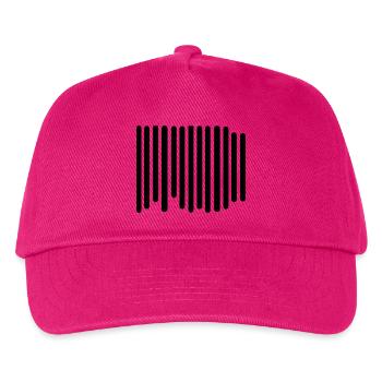 code barres - Casquette de baseball Enfant - fuchsia - Devant