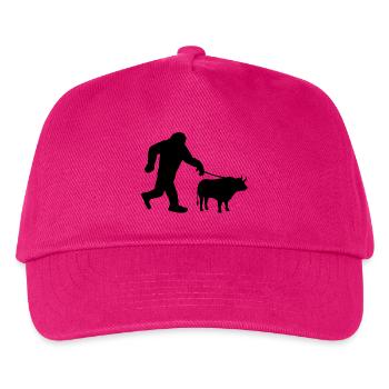 Sasquatch und Stier - Kinder Basecap - Fuchsia - Vorne