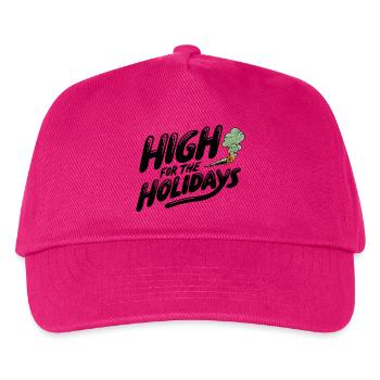 High für die Feiertage - Kinder Basecap - Fuchsia - Vorne