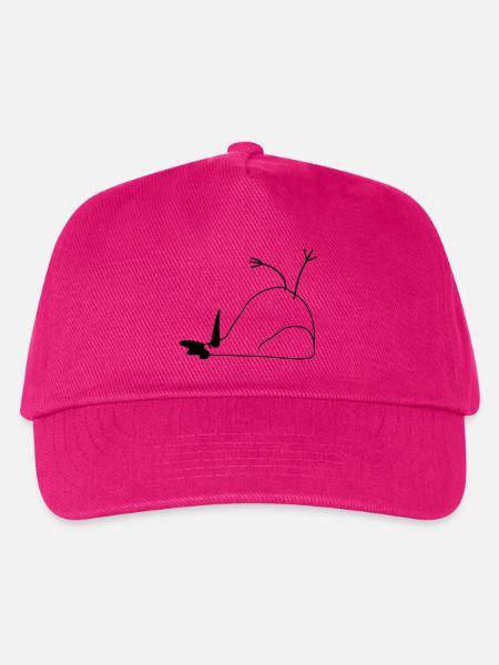 Huhn 1 farbig - Kinder Basecap - Fuchsia