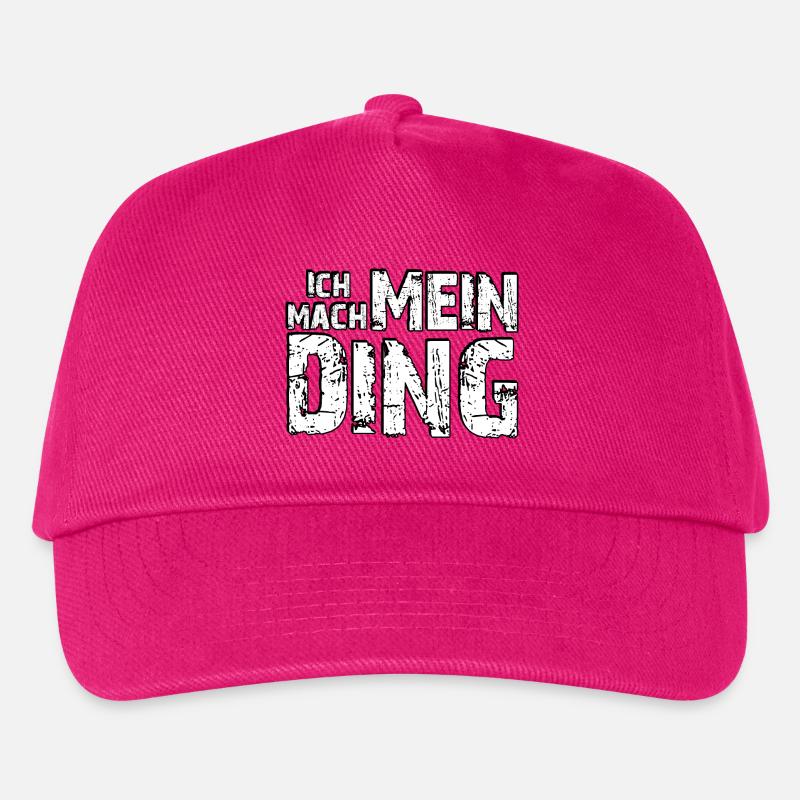 Ich mach mein Ding / Spruch / Geschenk / Idee - Kinder Basecap - Fuchsia