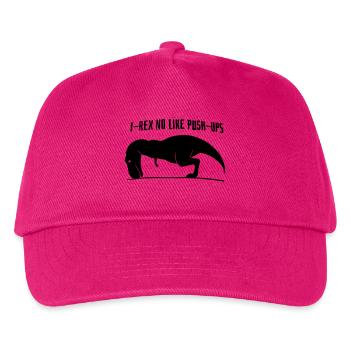 T-Rex pas comme les pompes - Casquette de baseball Enfant - fuchsia - Devant
