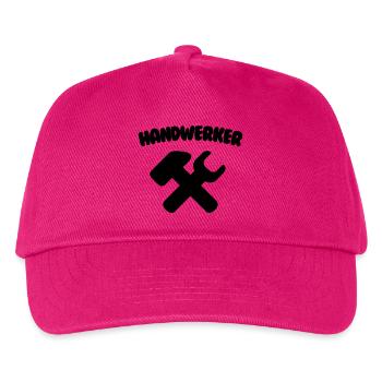 Handwerker - Kinder Basecap - Fuchsia - Vorne