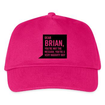 Dear Brian... - Kids’ Baseball Cap - fuchsia - Front