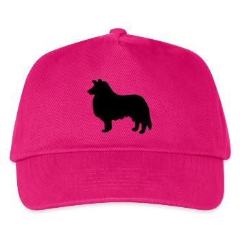 Collie Dog - Kids’ Baseball Cap - fuchsia - Front