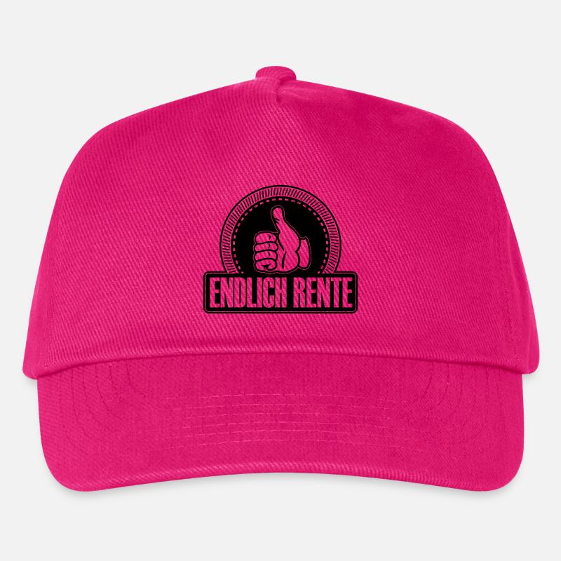 Endlich Rente Daumen hoch - Kinder Basecap - Fuchsia