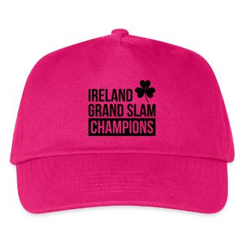 Ireland Rugby Grand Slam Champions - Kids’ Baseball Cap - fuchsia - Front