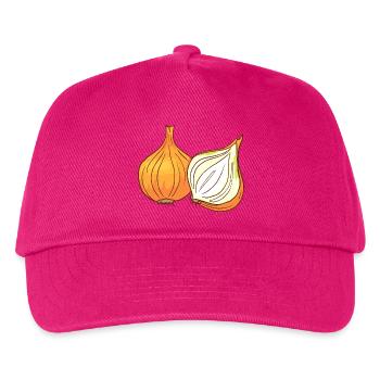 Yellow onions Onions - Kids’ Baseball Cap - fuchsia - Front