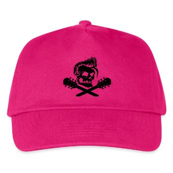 gitarre - Kinder Basecap - Fuchsia - Vorne