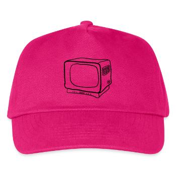 alter Fernseher - Kinder Basecap - Fuchsia - Vorne