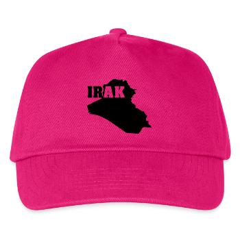 Irak (ID: 002004) - Kinder Basecap - Fuchsia - Vorne