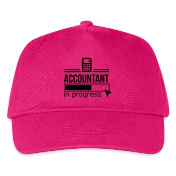 accountant - Kids’ Baseball Cap - fuchsia - Front