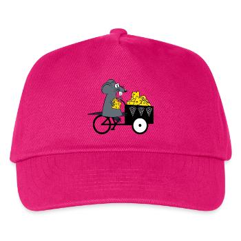 Souris Fromage Fournisseur - Casquette de baseball Enfant - fuchsia - Devant