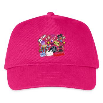 Movie Universe for Cinephiles - Kids’ Baseball Cap - fuchsia - Front