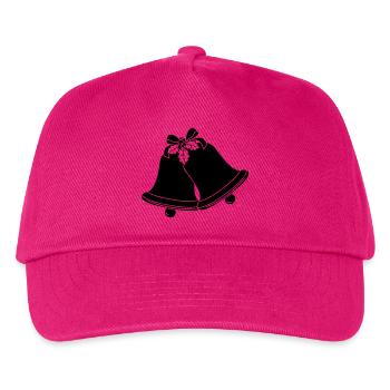 Church bells shadow image - Kids’ Baseball Cap - fuchsia - Front
