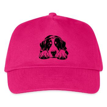 Greater Swiss Mountain Dog - Kids’ Baseball Cap - fuchsia - Front