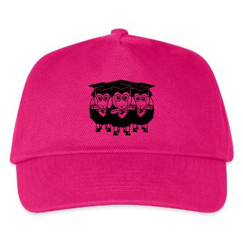 3 Sheep Certificate College Abi Three Students Team - Kids’ Baseball Cap - fuchsia - Front