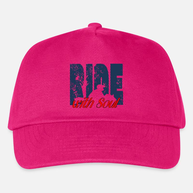 RideWithSoul - Kinder Basecap - Fuchsia