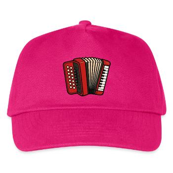 akkordeon - Kinder Basecap - Fuchsia - Vorne