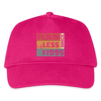 30. Geburtstag Flawless since 10/1995 - Kinder Basecap - Fuchsia - Vorne