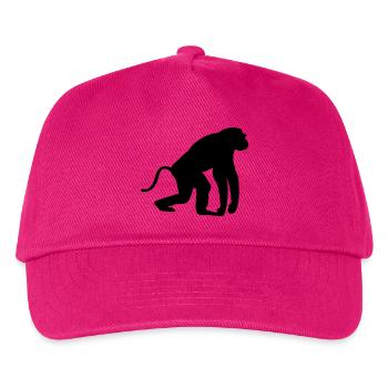 affe - Kinder Basecap - Fuchsia - Vorne
