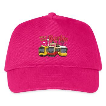 Ditt is mein Berlin - Kinder Basecap - Fuchsia - Vorne
