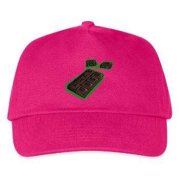 Choco Panda - Kinder Basecap - Fuchsia - Vorne
